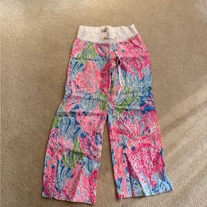 Lilly Pulitzer linen pants size small